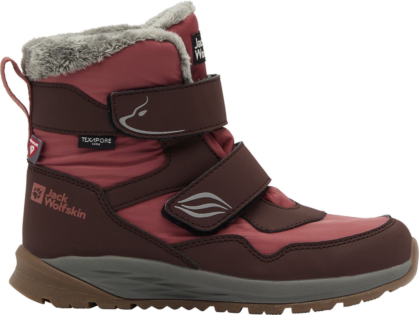 Jack Wolfskin Kids' Polar Bear-G Texapore Mid Vc Dark Mahogany