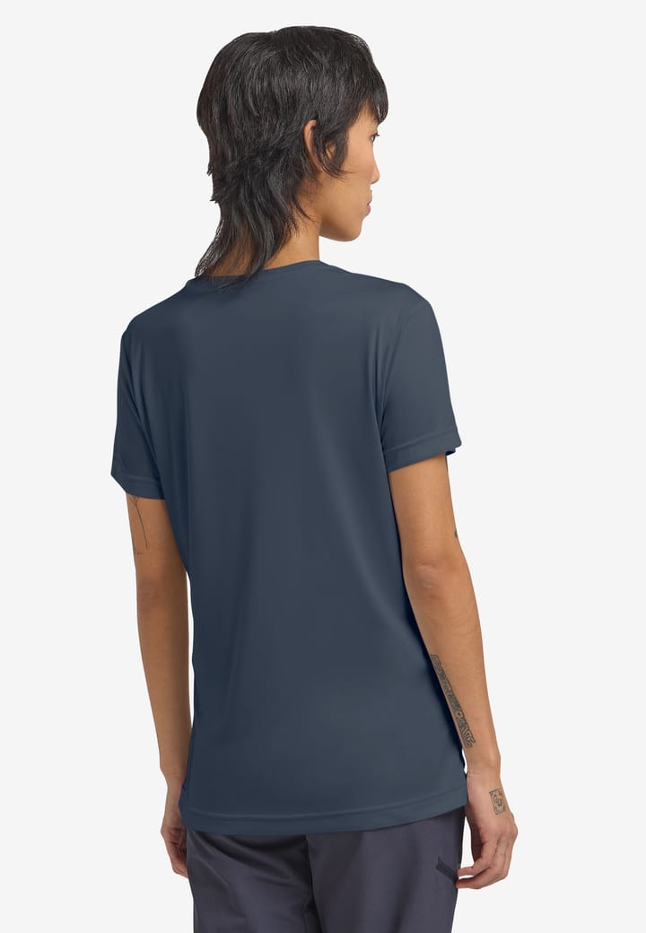 Jack Wolfskin Women's Peak Graphic T New Mountain Midnight Sky Jack Wolfskin