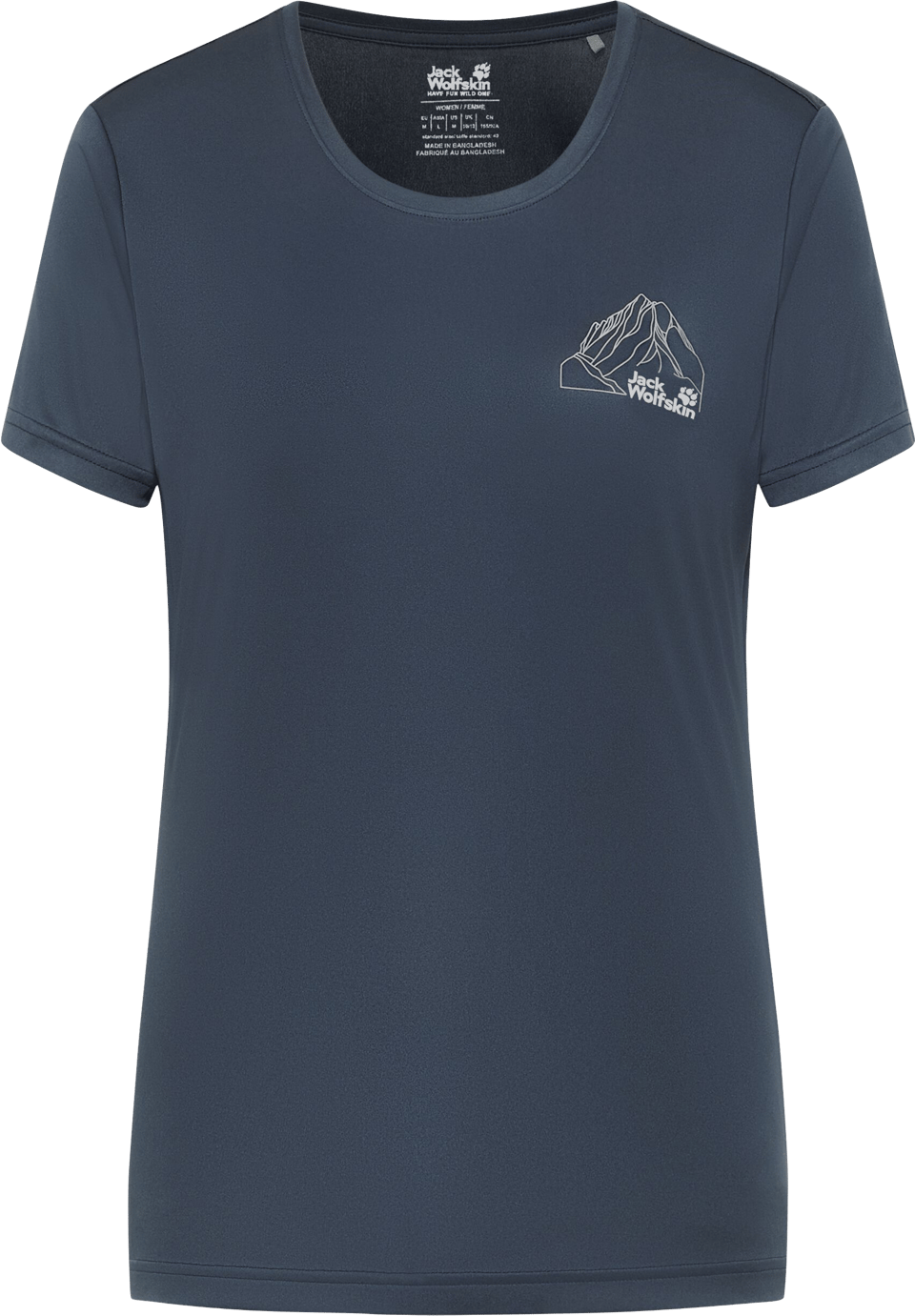 Women's Peak Graphic T New Mountain Green Zinnia