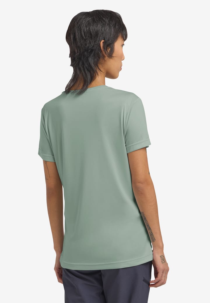 Jack Wolfskin Women's Peak Graphic T New Mountain Green Zinnia Jack Wolfskin