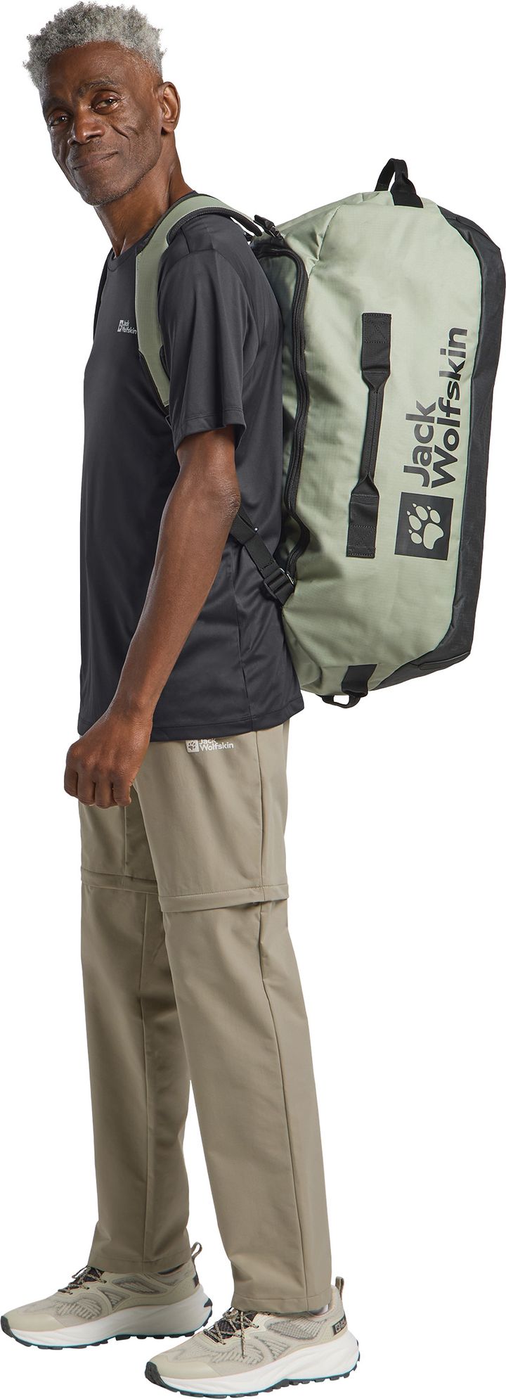 Jack Wolfskin Men's Tech Tee Phantom Jack Wolfskin