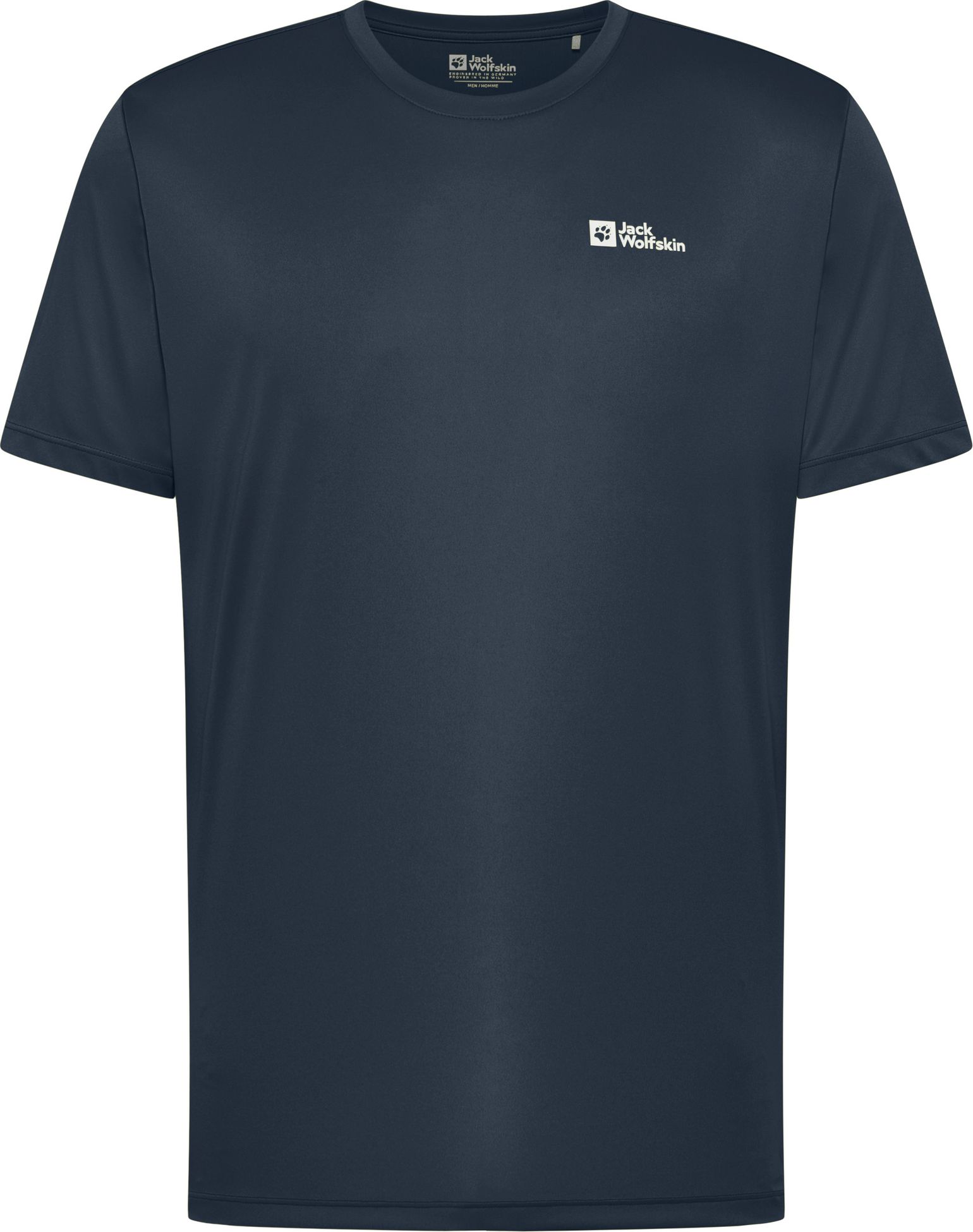 Jack Wolfskin Men's Tech Tee Midnight Sky
