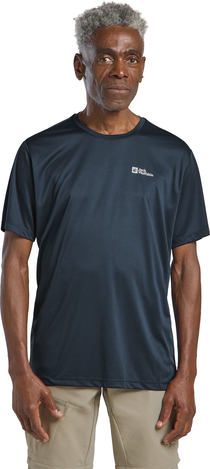 Jack Wolfskin Men's Tech Tee Midnight Sky Jack Wolfskin