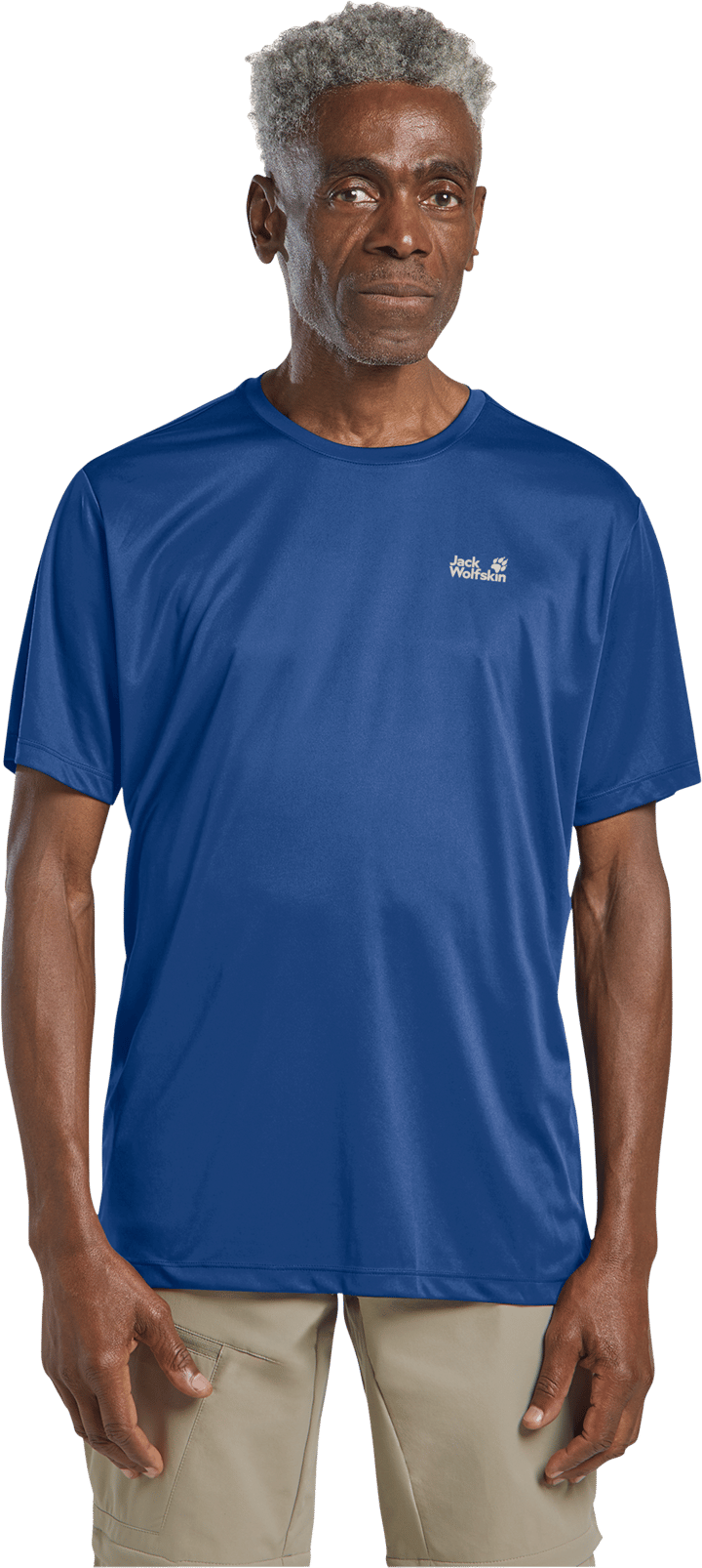 Jack Wolfskin Men's Tech Tee Blue Orchid Jack Wolfskin