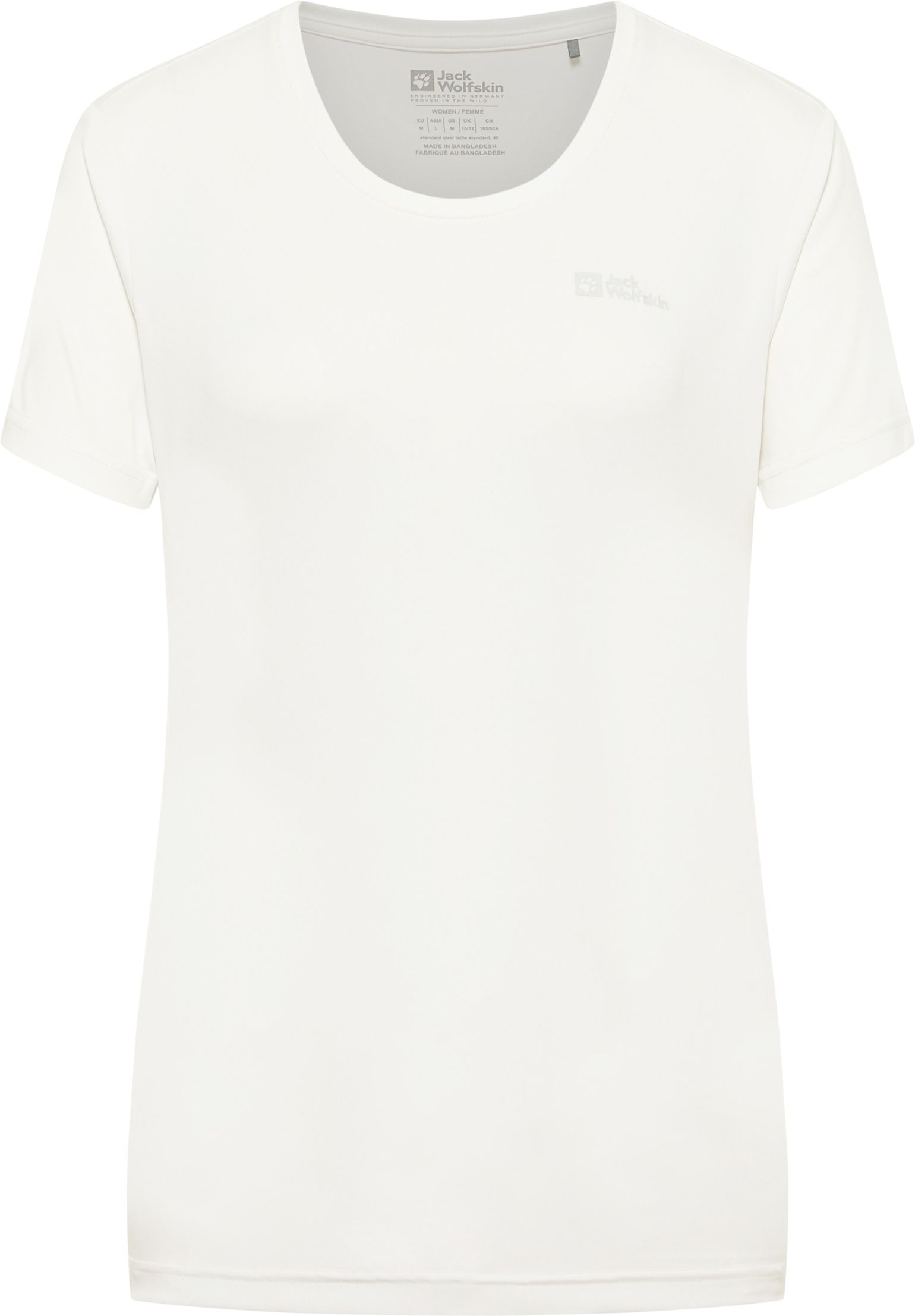 Jack Wolfskin Women's Tech Tee Stark White