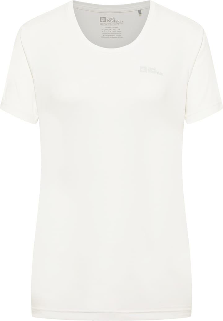 Jack Wolfskin Women's Tech Tee Stark White Jack Wolfskin