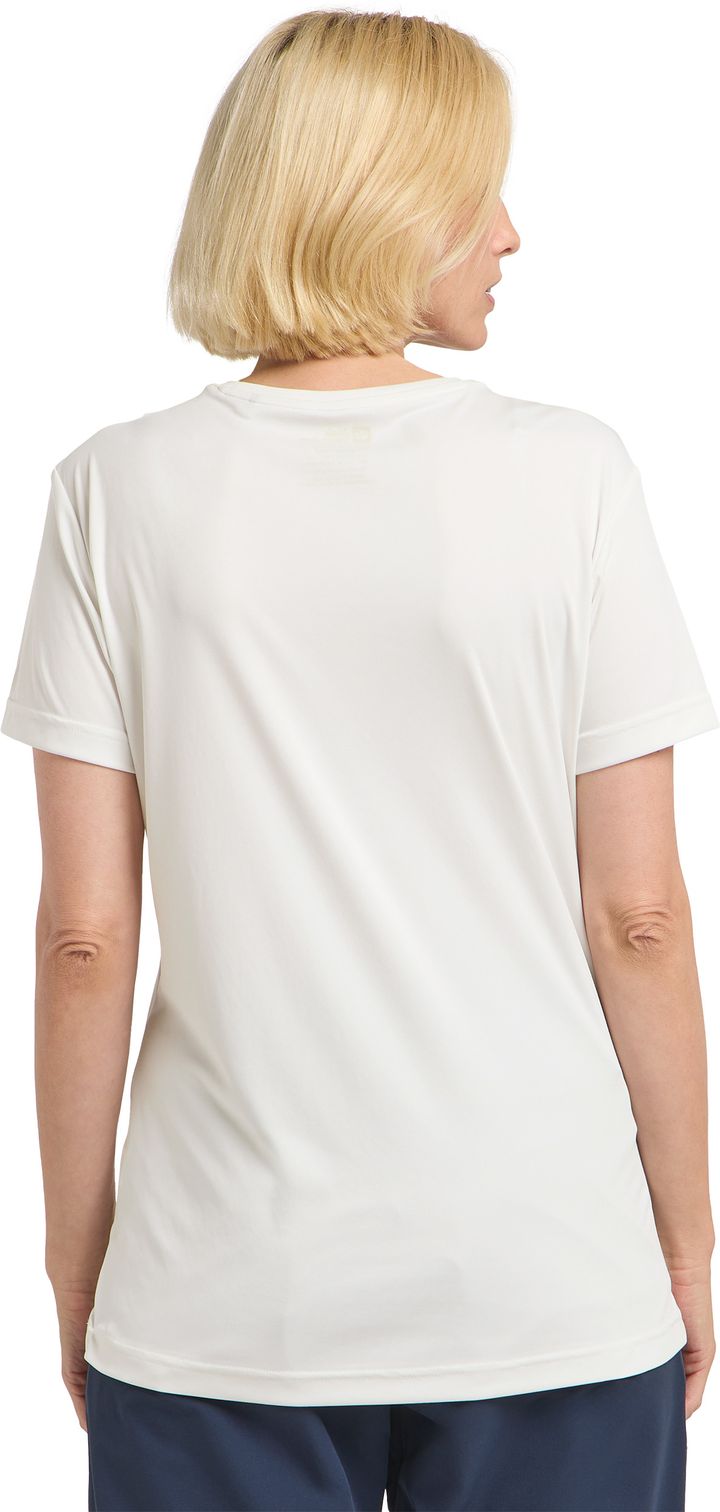 Jack Wolfskin Women's Tech Tee Stark White Jack Wolfskin