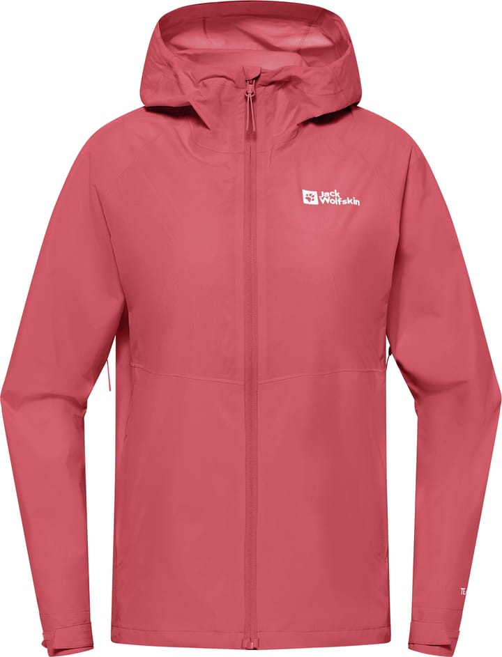 Jack Wolfskin Women's Prelight 2.5L Layer Jacket Sunset Coral Jack Wolfskin