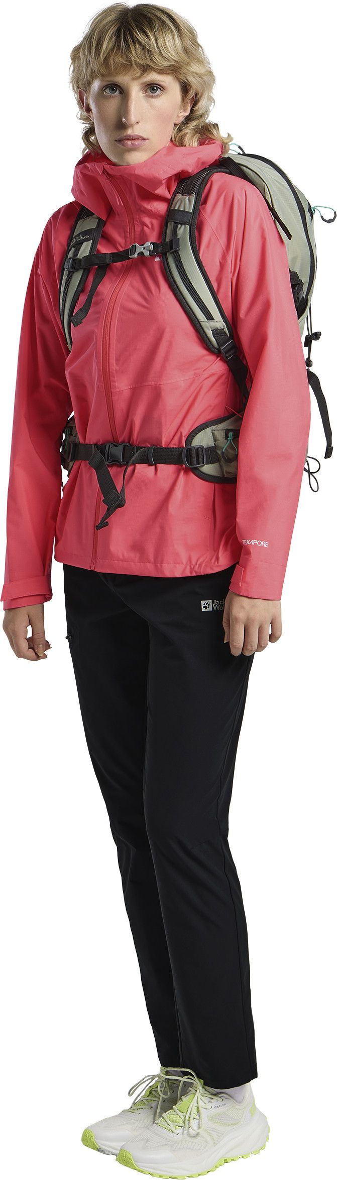Jack Wolfskin Women's Prelight 2.5L Layer Jacket Sunset Coral Jack Wolfskin