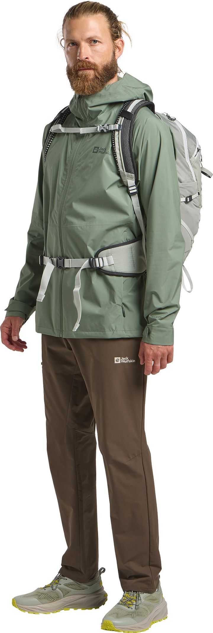 Jack Wolfskin Men's Prelight 2.5l Layer Jacket Eucalyptus Jack Wolfskin