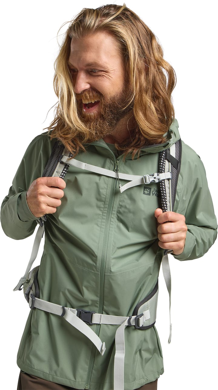 Jack Wolfskin Men's Prelight 2.5l Layer Jacket Eucalyptus Jack Wolfskin