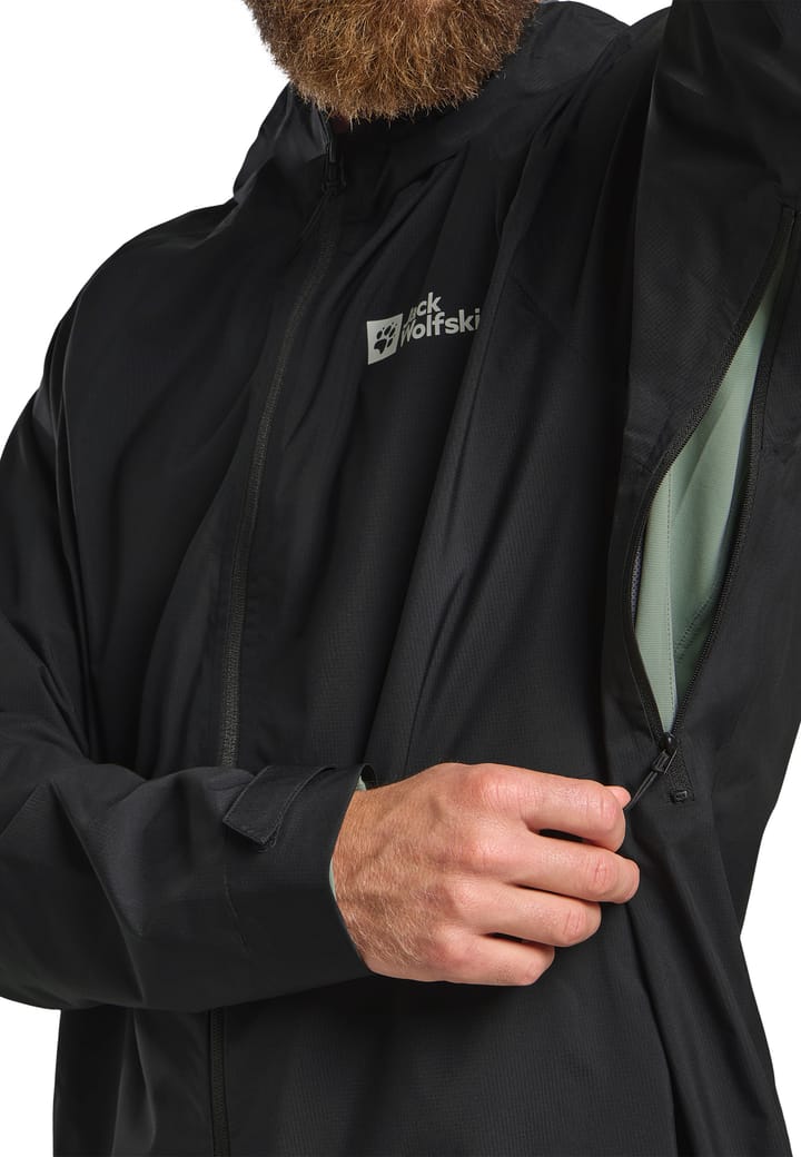 Jack Wolfskin Men's Prelight 2.5l Layer Jacket Black Jack Wolfskin