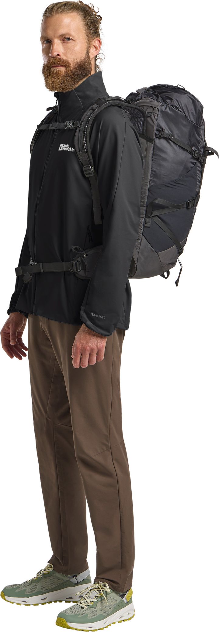 Jack Wolfskin Men's Prelight Stride Jacket Black Jack Wolfskin