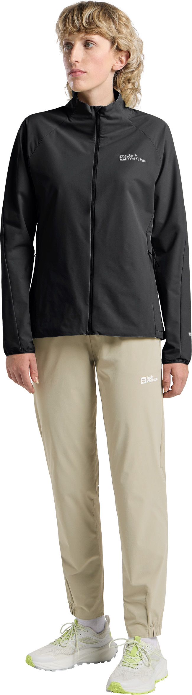 Jack Wolfskin Women's Prelight Stride Jacket Black Jack Wolfskin