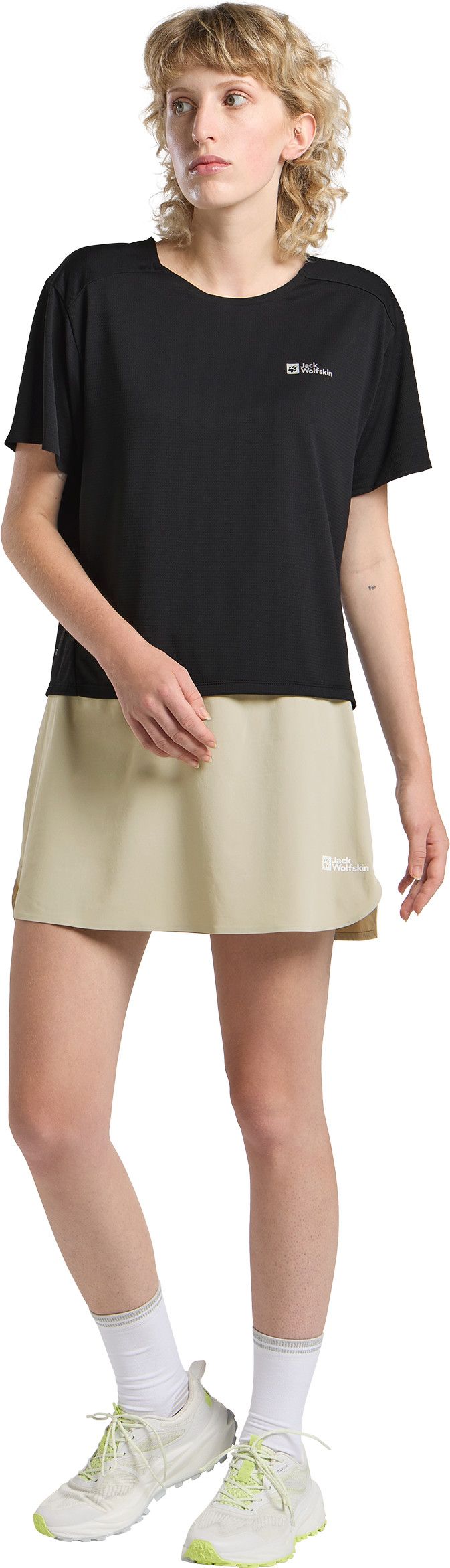 Jack Wolfskin Women's Prelight Swift Skort Stone Jack Wolfskin