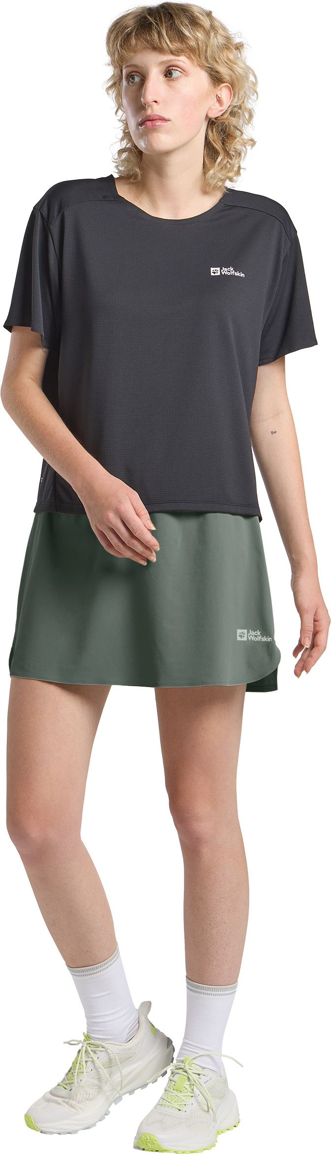 Jack Wolfskin Women's Prelight Swift Skort Slate Green Jack Wolfskin