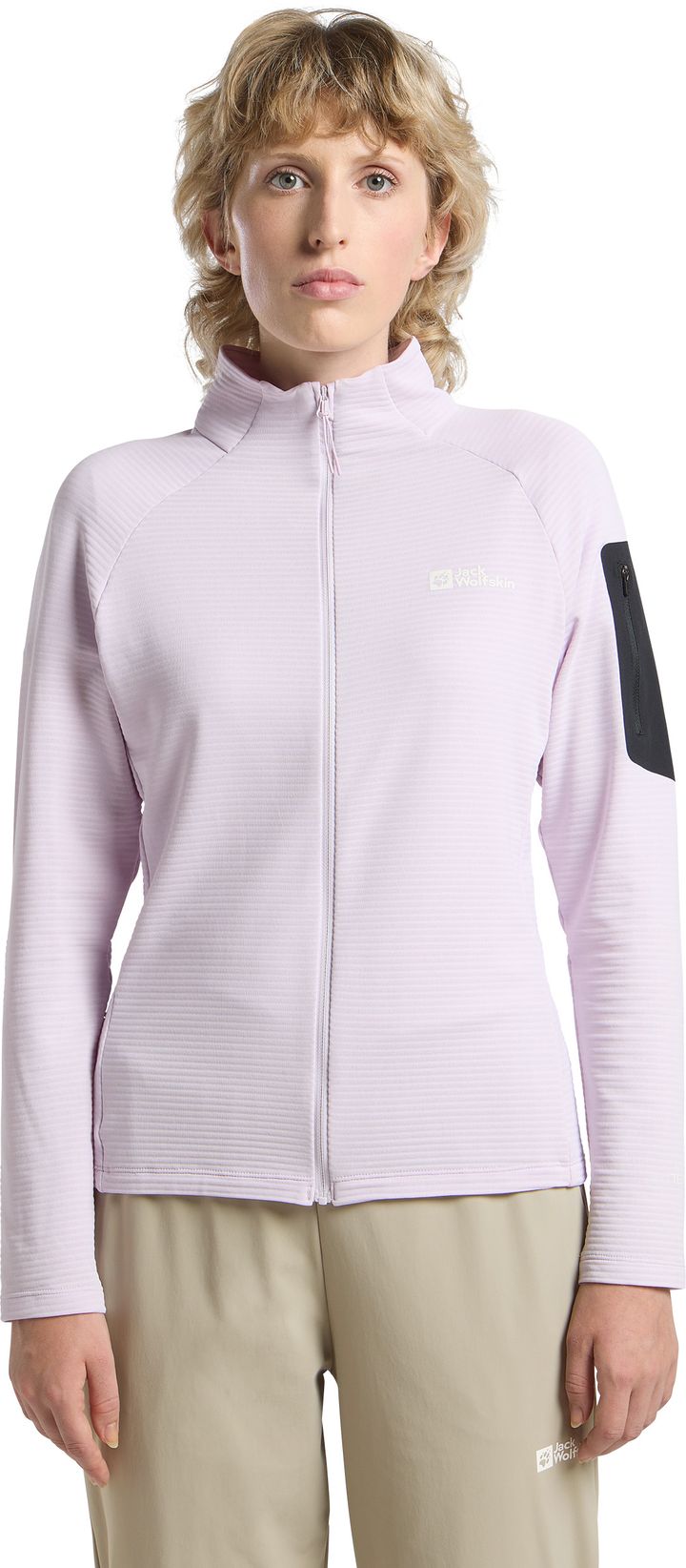 Jack Wolfskin Women's Prelight Ful Zip Pale Lavendar Jack Wolfskin Jack Wolfskin Women's Prelight Ful Zip Pale Lavendar Jack Wolfskin