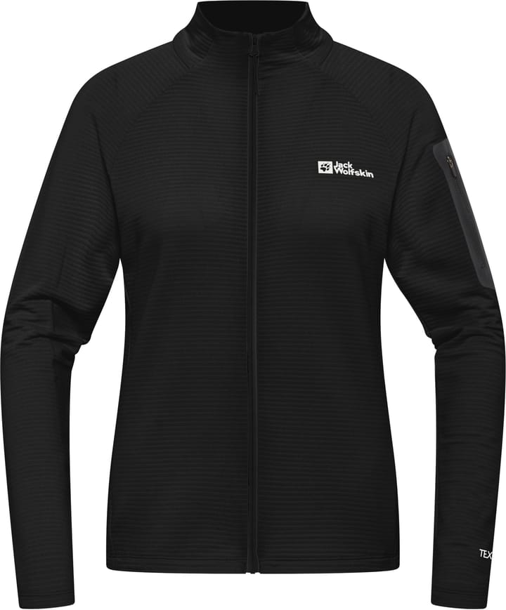 Jack Wolfskin Women's Prelight Ful Zip Black Jack Wolfskin