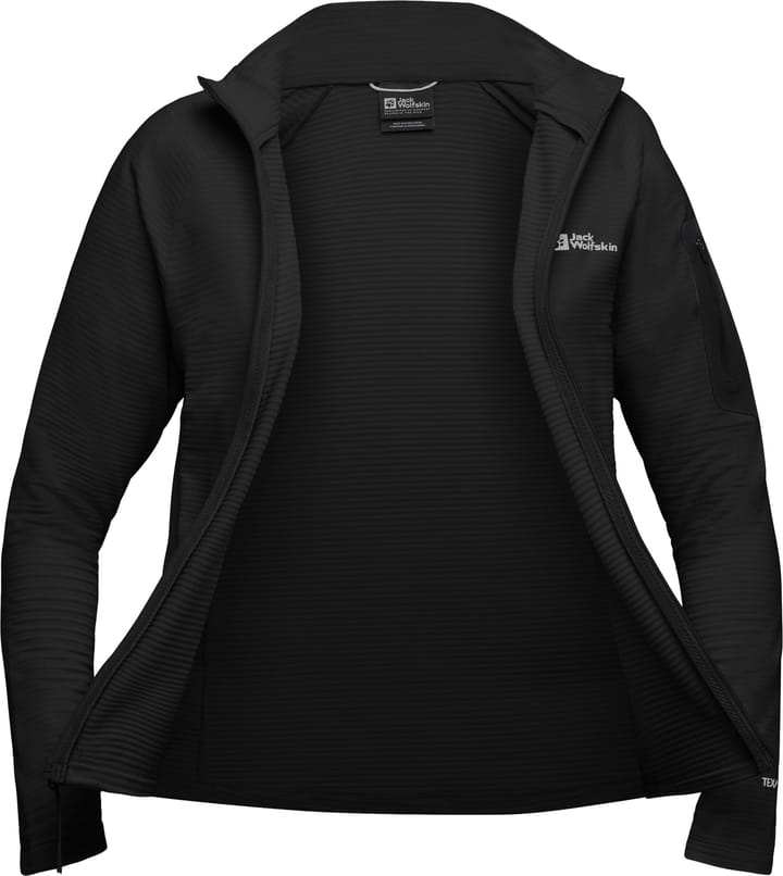 Jack Wolfskin Women's Prelight Ful Zip Black Jack Wolfskin Jack Wolfskin Women's Prelight Ful Zip Black Jack Wolfskin