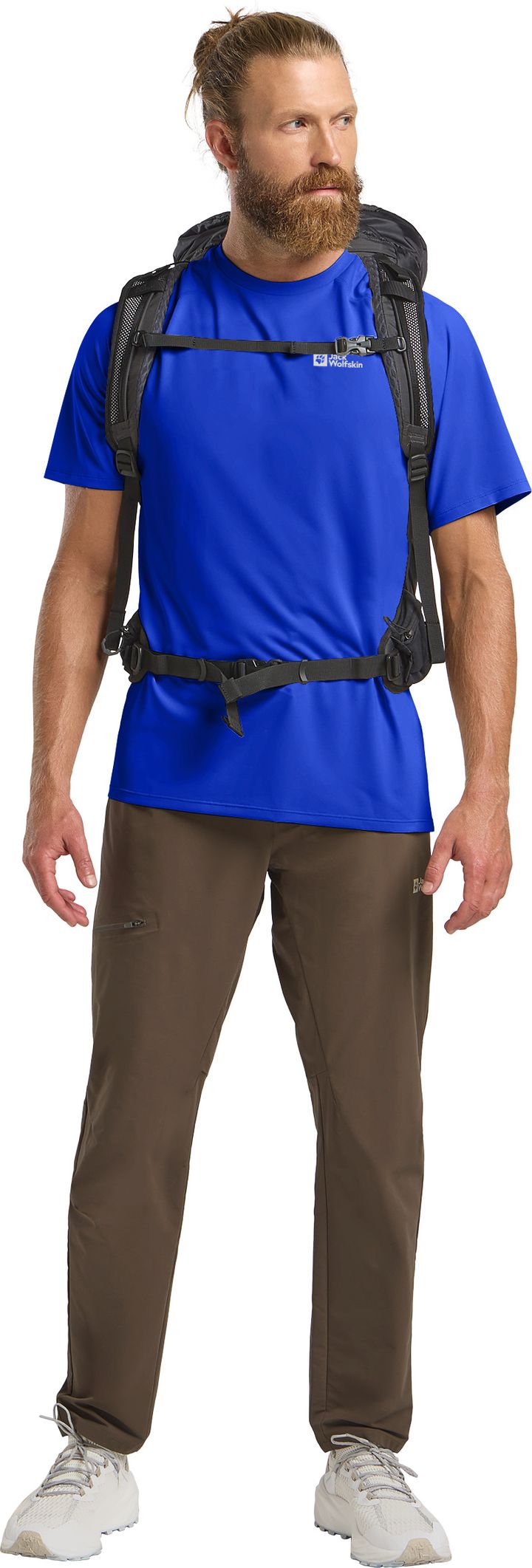 Jack Wolfskin Men's Prelight Swift Tee Vibrant Blue Jack Wolfskin Jack Wolfskin Men's Prelight Swift Tee Vibrant Blue Jack Wolfskin