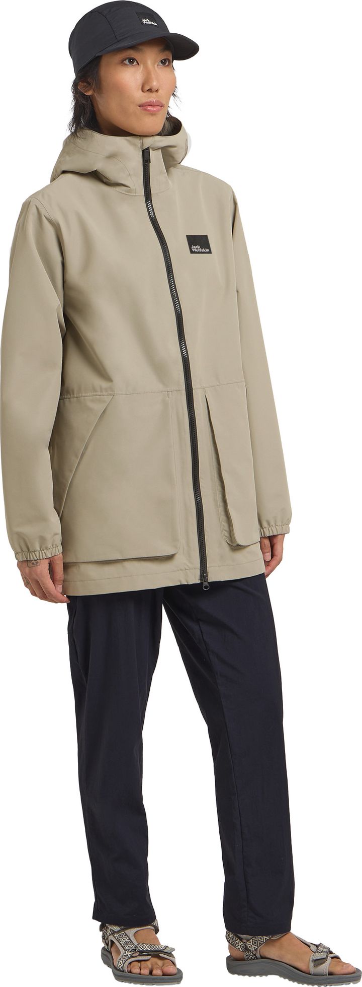Jack Wolfskin Women's Terraview 2L Parka Stone Jack Wolfskin