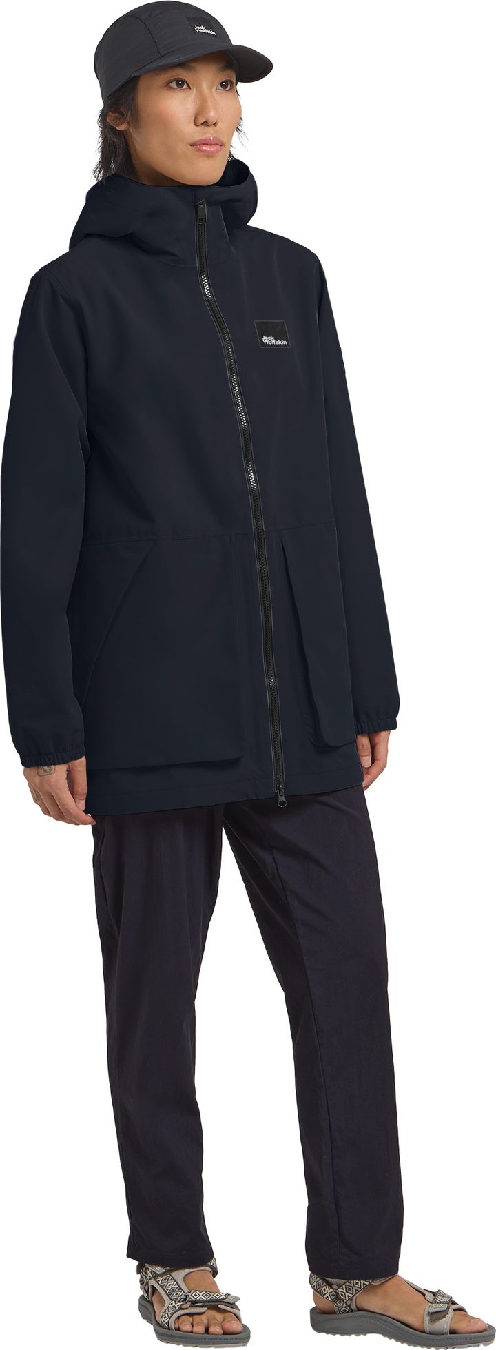 Jack Wolfskin Women's Terraview 2L Parka Dark Navy Jack Wolfskin
