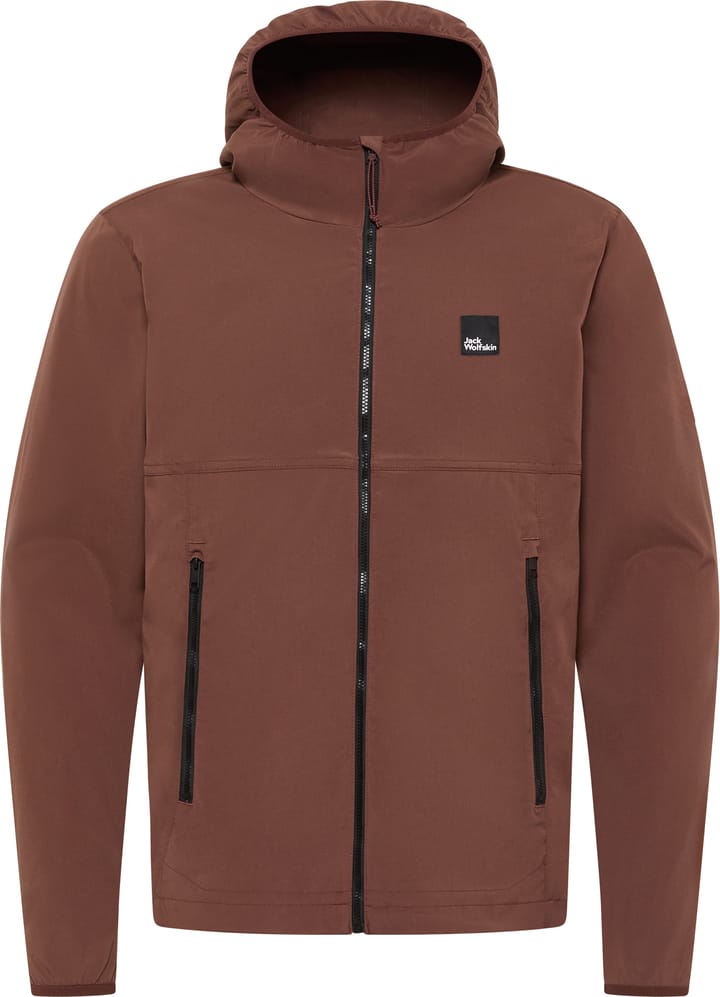 Jack Wolfskin Men's Terracade Jacket Dark Rust Jack Wolfskin