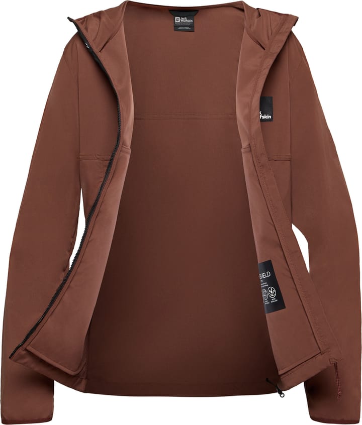 Jack Wolfskin Men's Terracade Jacket Dark Rust Jack Wolfskin