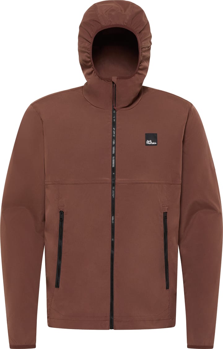 Jack Wolfskin Men's Terracade Jacket Dark Rust Jack Wolfskin
