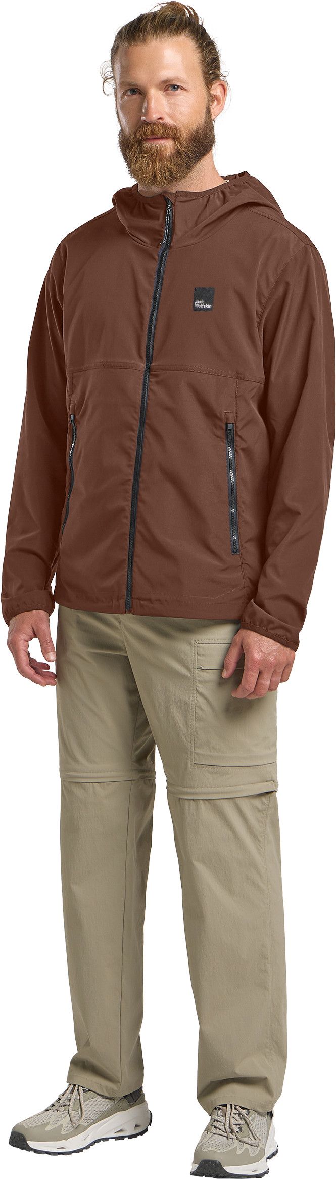 Jack Wolfskin Men's Terracade Jacket Dark Rust Jack Wolfskin