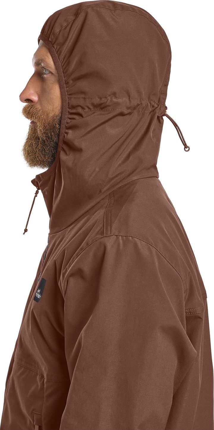 Jack Wolfskin Men's Terracade Jacket Dark Rust Jack Wolfskin
