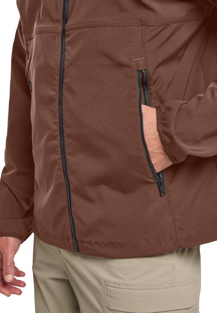 Jack Wolfskin Men's Terracade Jacket Dark Rust Jack Wolfskin