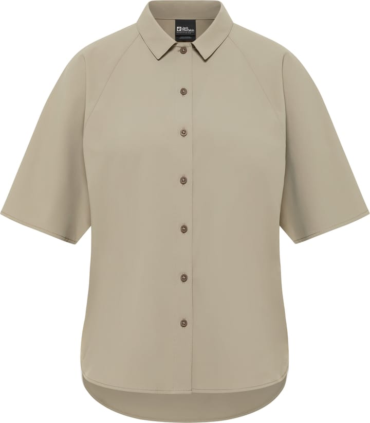 Jack Wolfskin Women's Sierra Quest Shortsleeve Shirt Stone Jack Wolfskin