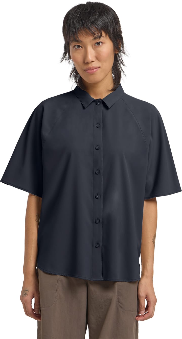 Jack Wolfskin Women's Sierra Quest Shortsleeve Shirt Dark Navy Jack Wolfskin