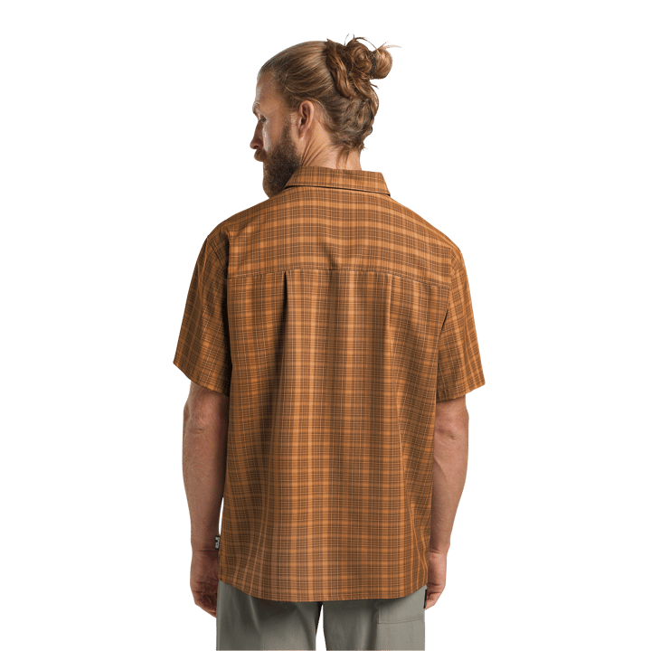 Jack Wolfskin Men's Meseta Shirt Check Autumn Leaves Jack Wolfskin