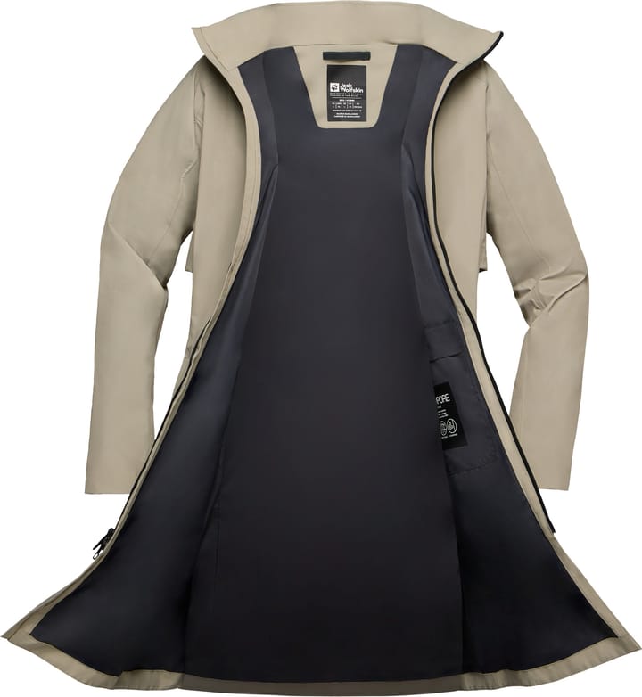 Jack Wolfskin Women's Wellsee Coat Stone Jack Wolfskin