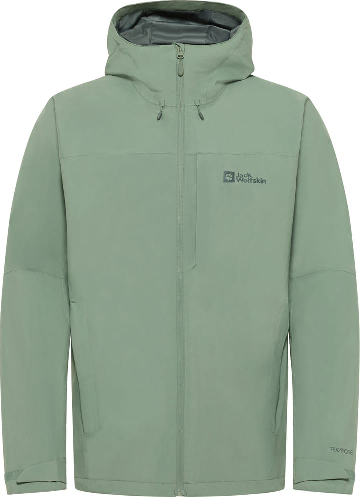 Jack Wolfskin Men's Tempest 2L Jacket Eucalyptus Jack Wolfskin