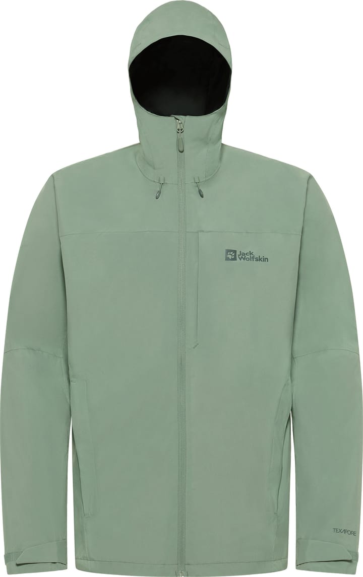 Jack Wolfskin Men's Tempest 2L Jacket Eucalyptus Jack Wolfskin