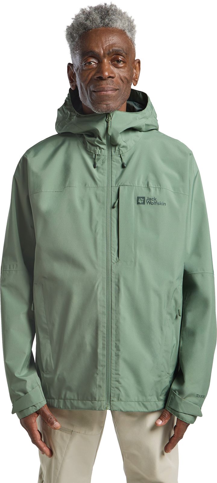 Jack Wolfskin Men's Tempest 2L Jacket Eucalyptus Jack Wolfskin