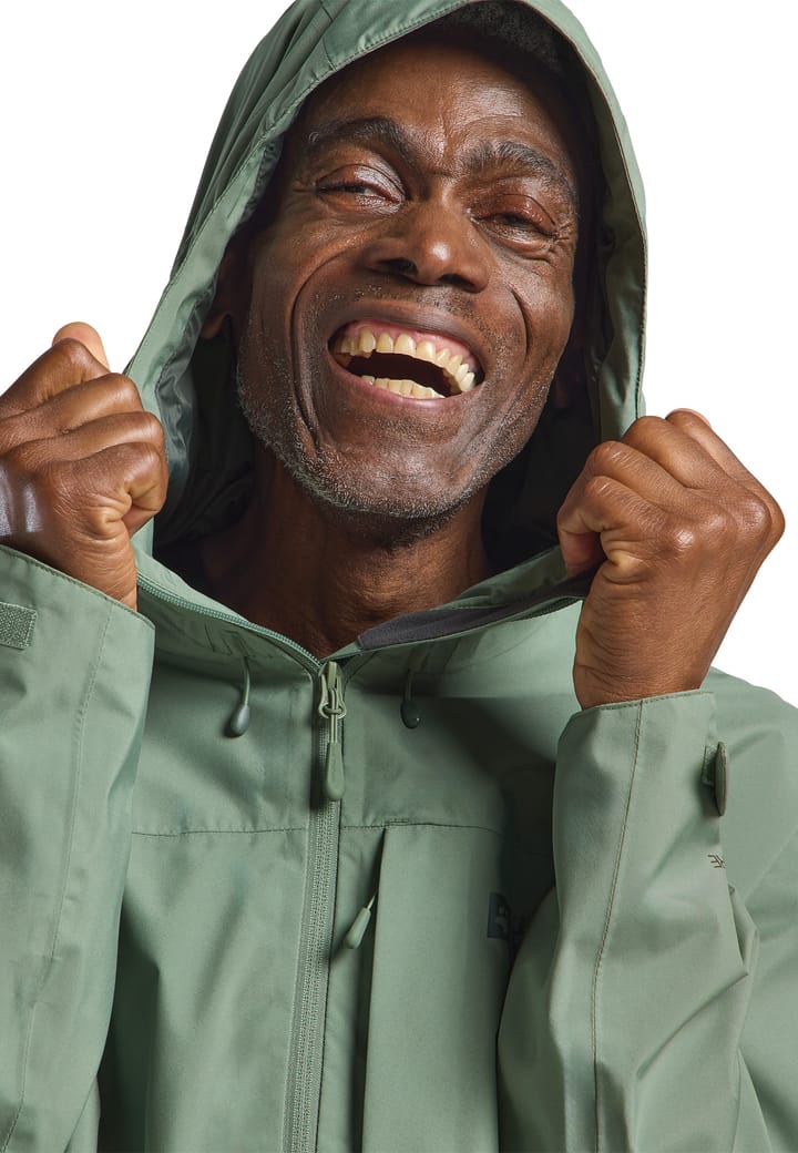 Jack Wolfskin Men's Tempest 2L Jacket Eucalyptus Jack Wolfskin