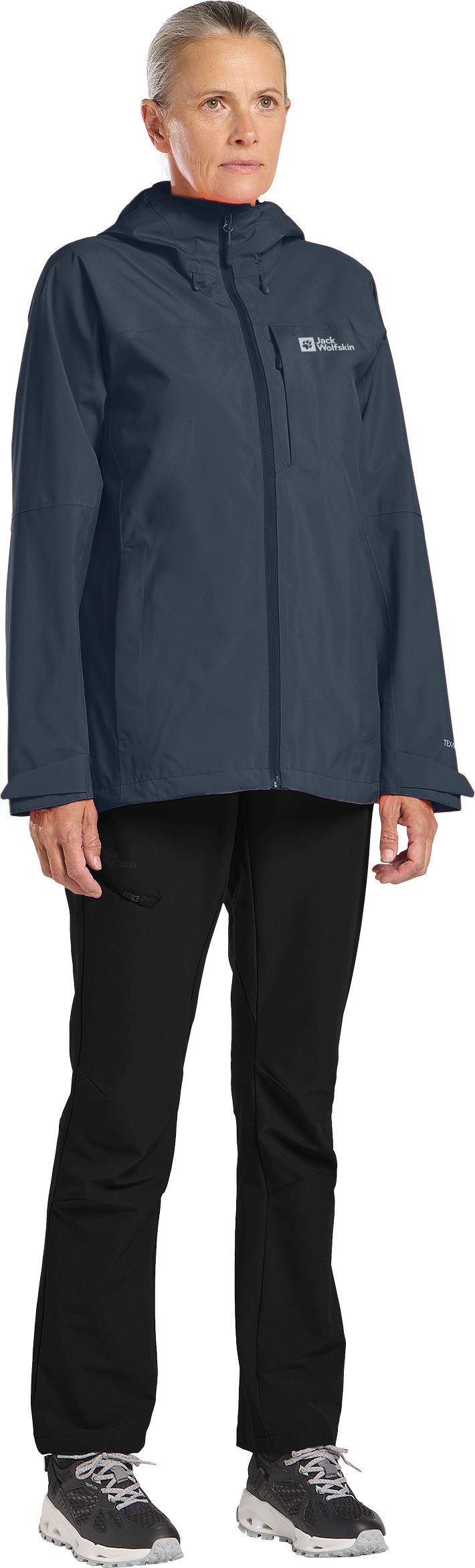 Jack Wolfskin Women's Tempest 2L Jacket Midnight Sky Jack Wolfskin Jack Wolfskin Women's Tempest 2L Jacket Midnight Sky Jack Wolfskin