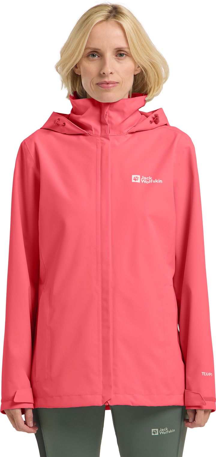 Jack Wolfskin Women's Trailtime 2L Jacket Sunset Coral Jack Wolfskin
