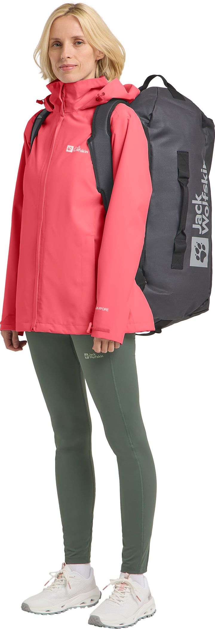 Jack Wolfskin Women's Trailtime 2L Jacket Sunset Coral Jack Wolfskin