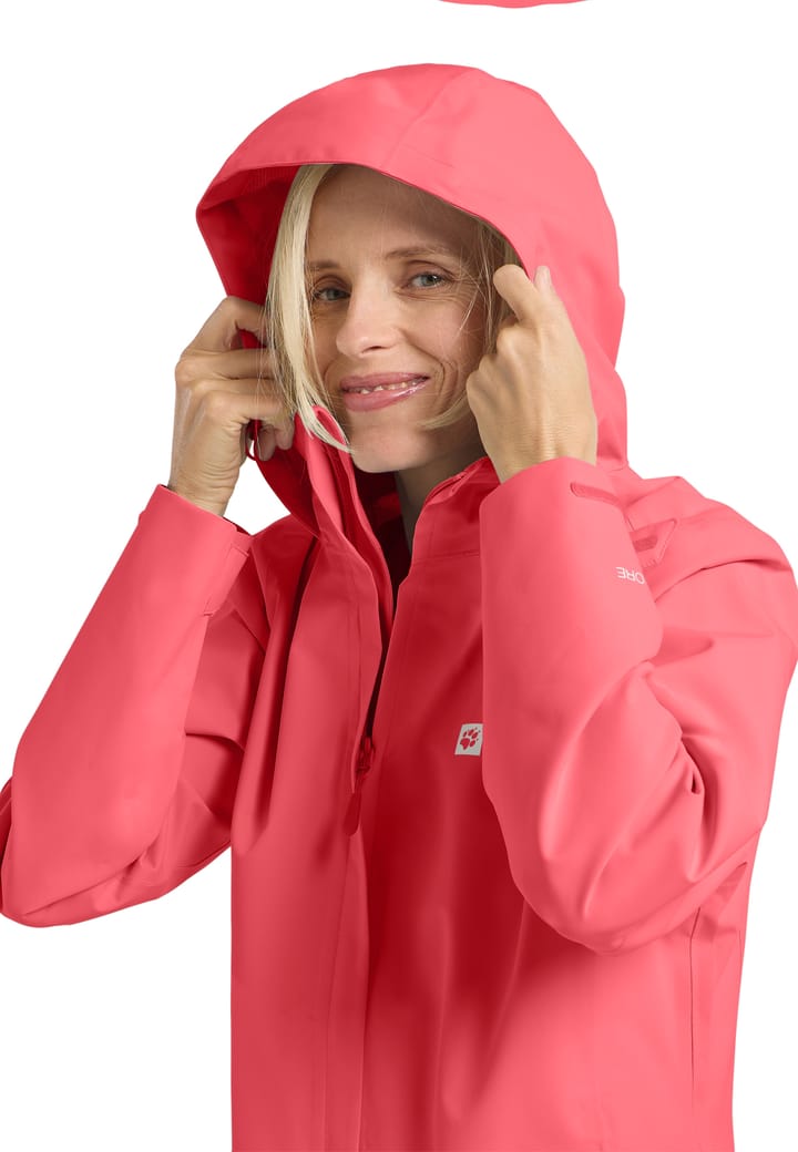 Jack Wolfskin Women's Trailtime 2L Jacket Sunset Coral Jack Wolfskin