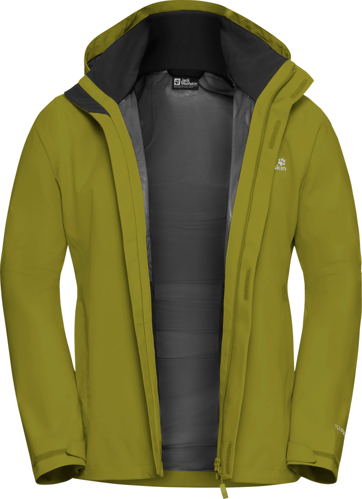 Jack Wolfskin Men's Trailtime 2l Jacket Khaki Green Jack Wolfskin