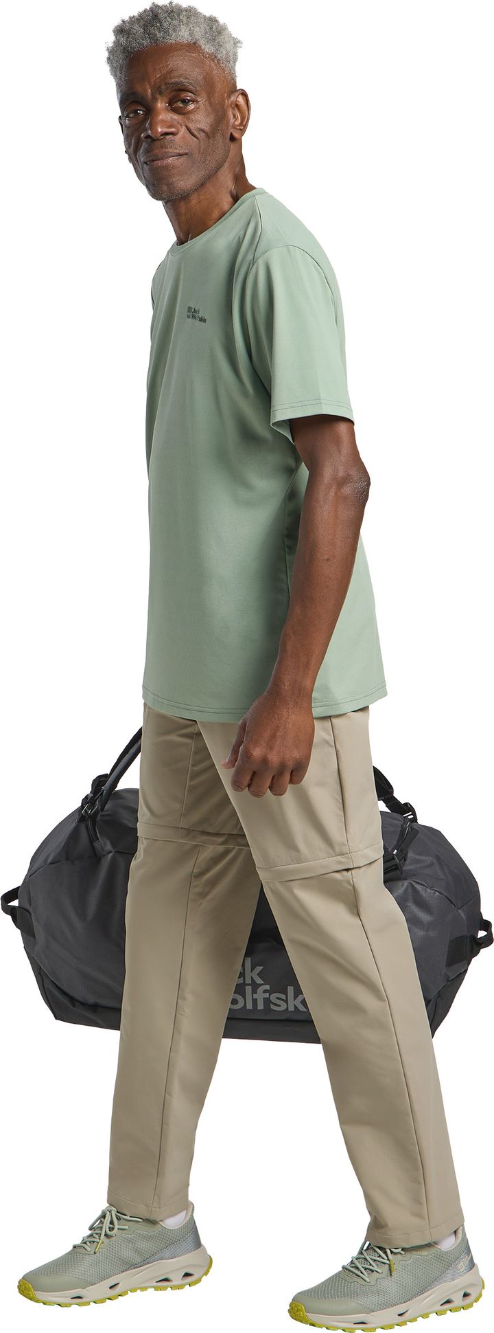 Jack Wolfskin Men's Pico Trail Zip Off Pants  Stone Jack Wolfskin