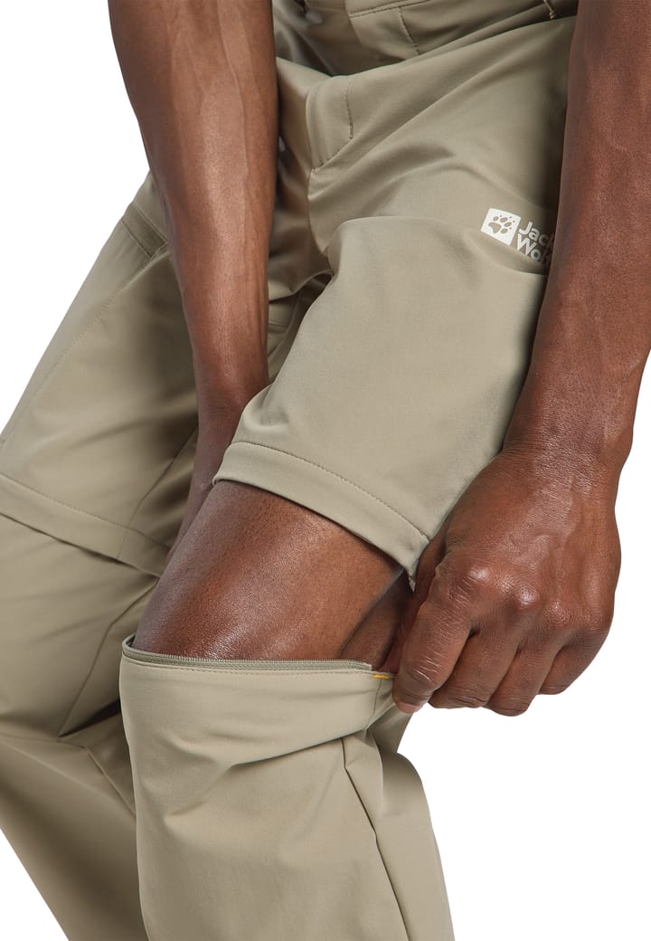 Jack Wolfskin Men's Pico Trail Zip Off Pants  Stone Jack Wolfskin
