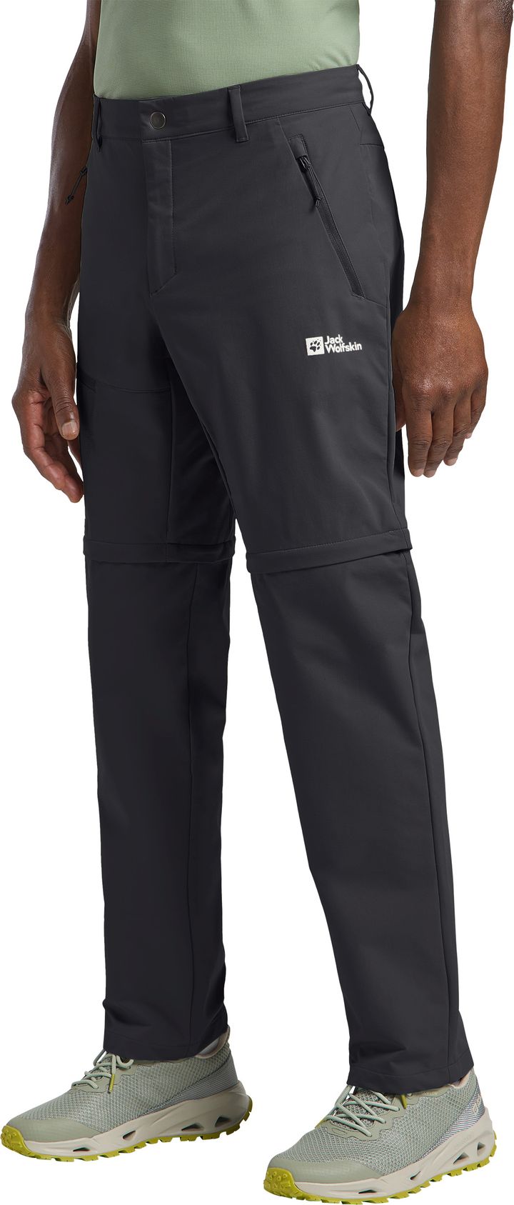 Jack Wolfskin Men's Pico Trail Zip Off Pants  Phantom Jack Wolfskin
