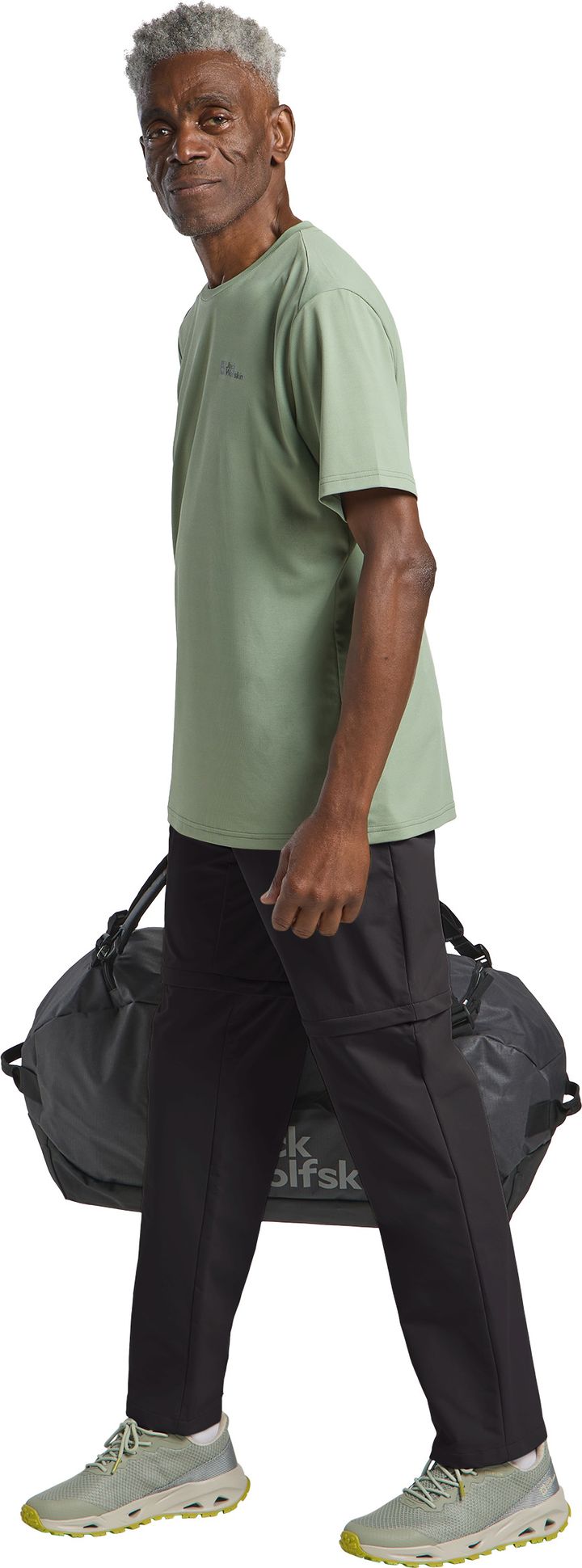 Jack Wolfskin Men's Pico Trail Zip Off Pants  Phantom Jack Wolfskin