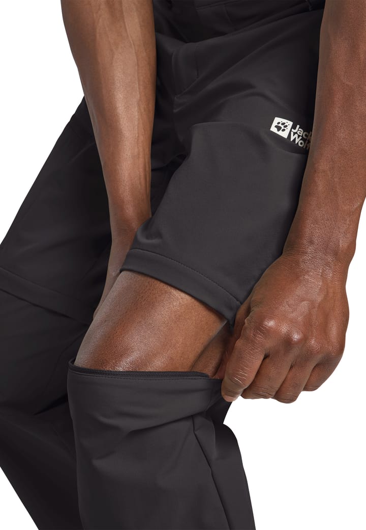 Jack Wolfskin Men's Pico Trail Zip Off Pants  Phantom Jack Wolfskin